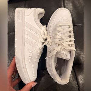 Adidas white sneakers